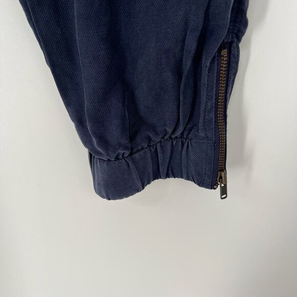 Mododoc Jogger Pant Women's Size XS Navy Licorice Mid Rise Zip Ankle - Picture 6 of 9